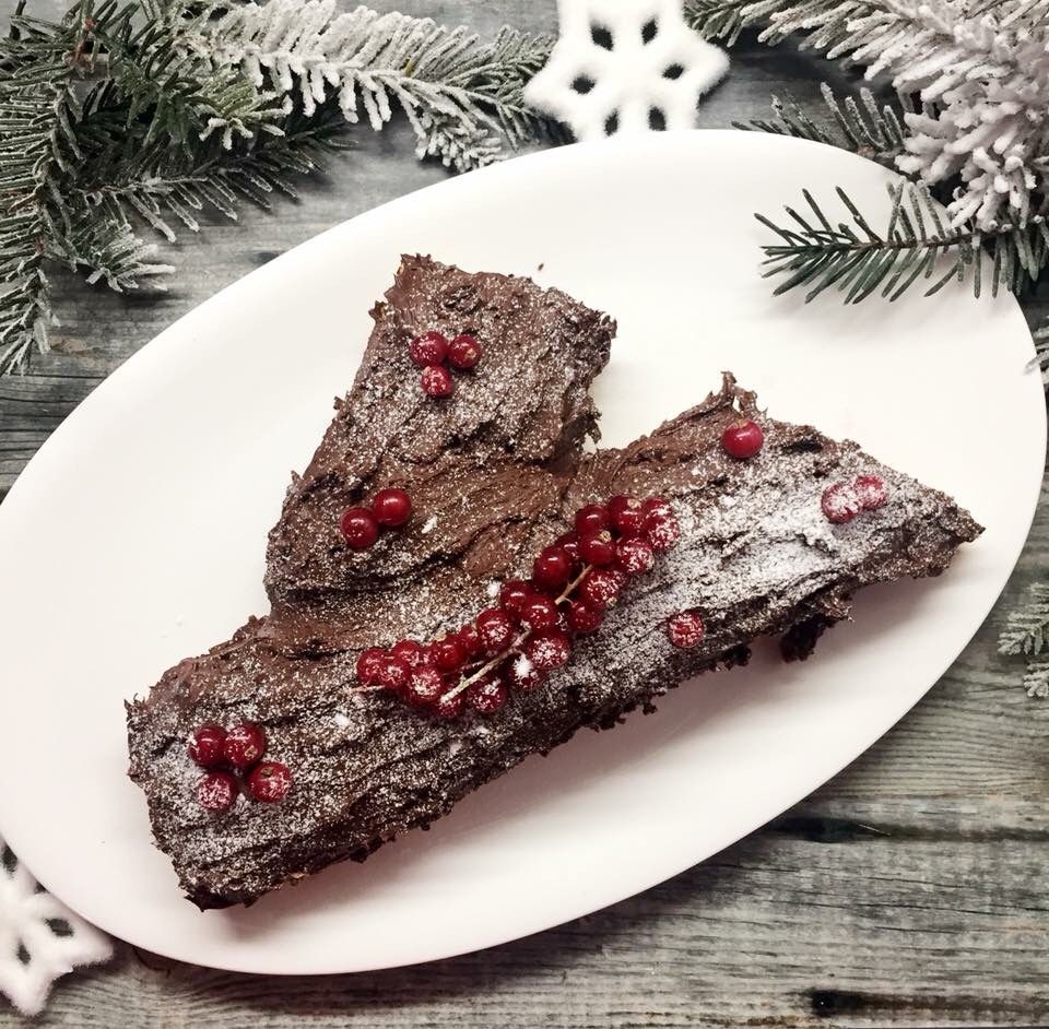 Tronchetto Di Natale Al Tiramisu.Tronchetto Di Natale Con Crema Al Cioccolato La Cucina Di Eli